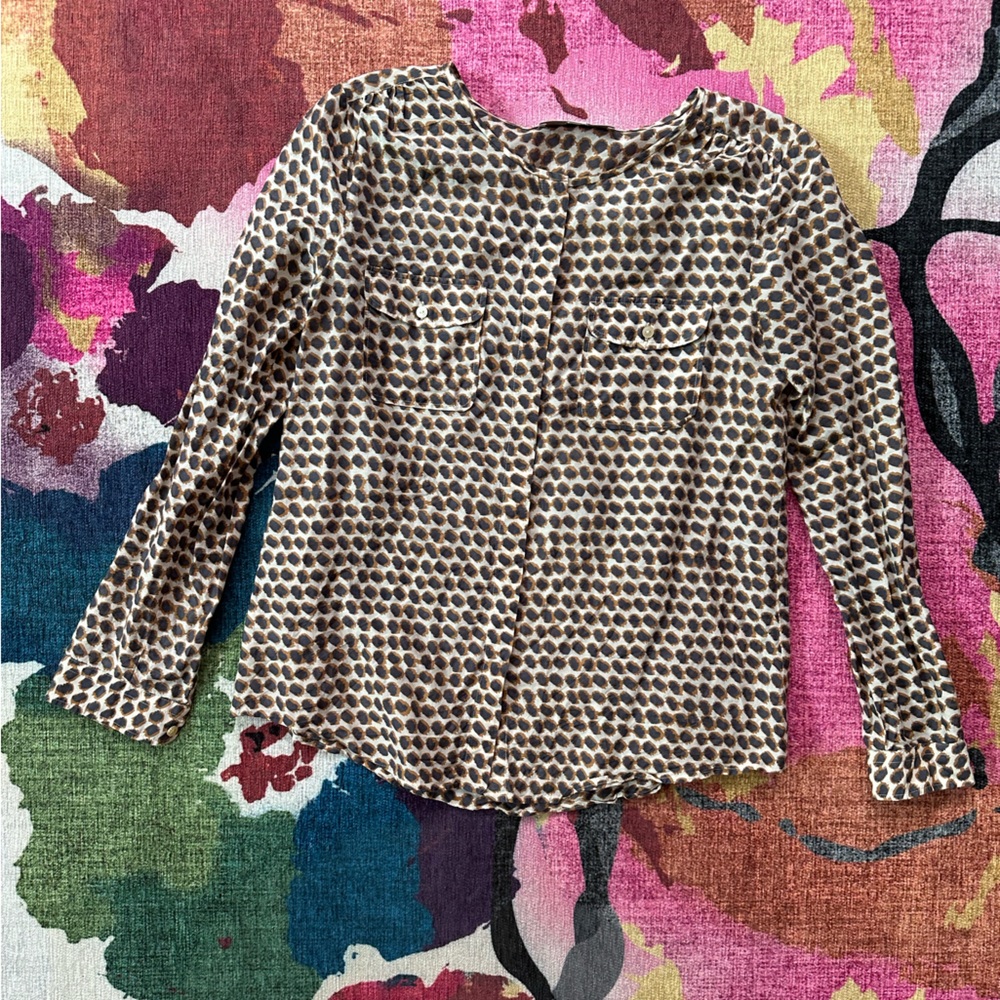 Silk-blend Blouse 👚